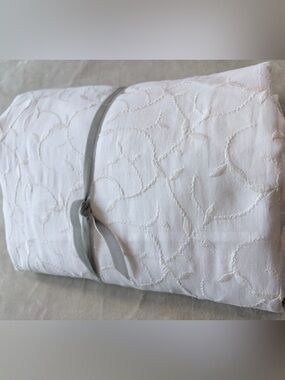 (2) Frette embroidered king pillow shams